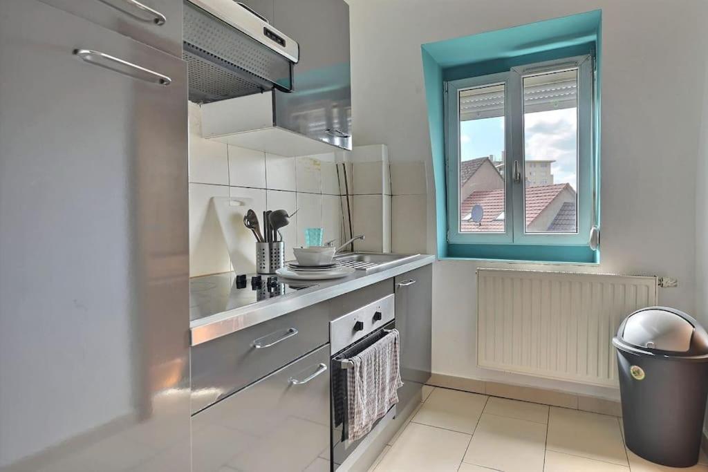Appartement Charmant Tres Proche Centre-Ville, Parking Gratuits, Mulhouse Centre Eksteriør bilde